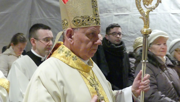 Biskup Jan Kopiec w naszej parafii