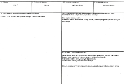 Karty ewidencyjne zabytkowego mauzoleum w Kopicach_3